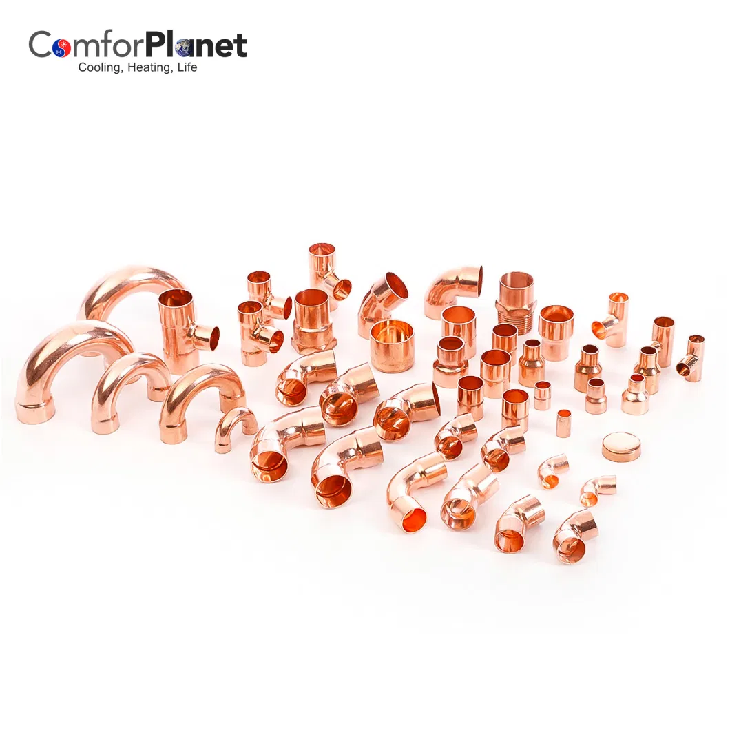 HVAC Systems & Parts Air Conditioning Refrigeration Tube Connector10mm 15mm 50mm Elbow Copper Pipe Fittings for Plumbing