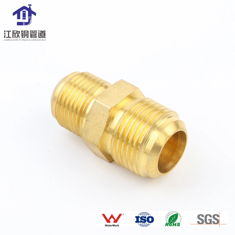 Refrigeration Plumbing Union Connector Welding Fitting Brass Nut Fitting