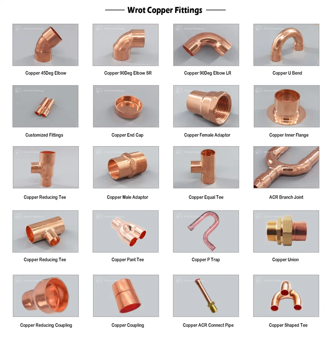 Coupler Reducer Refrigeration Air Conditioning HVAC Copper Pipe Forged Fittings
