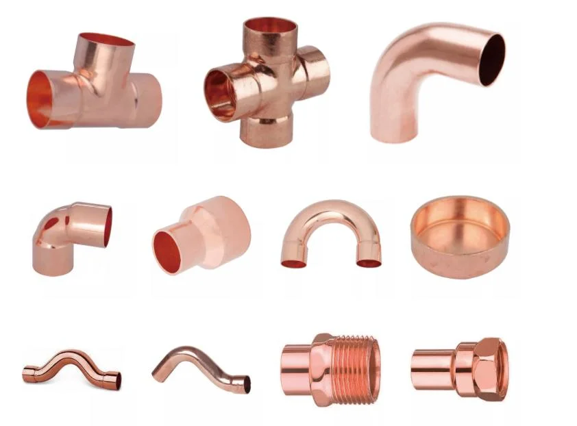 HVAC Systems & Parts Air Conditioning Refrigeration Tube Connector10mm 15mm 50mm Elbow Copper Pipe Fittings for Plumbing