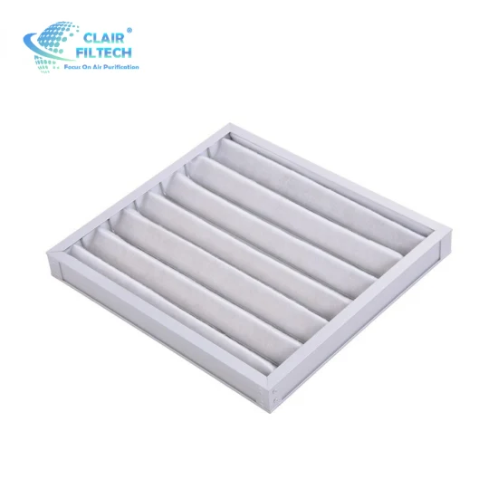 Vente chaude planche lavable pré-filtre média filtrant en fibres synthétiques filtre industriel pour les systèmes de ventilation de climatisation et les systèmes de dépoussiérage